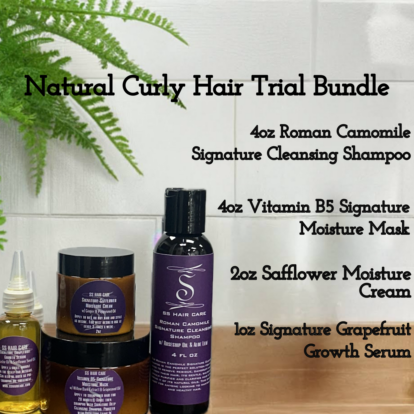 SS Hair Care Growth Retention System For Naturally Curly Hair® ⭐⭐⭐⭐⭐