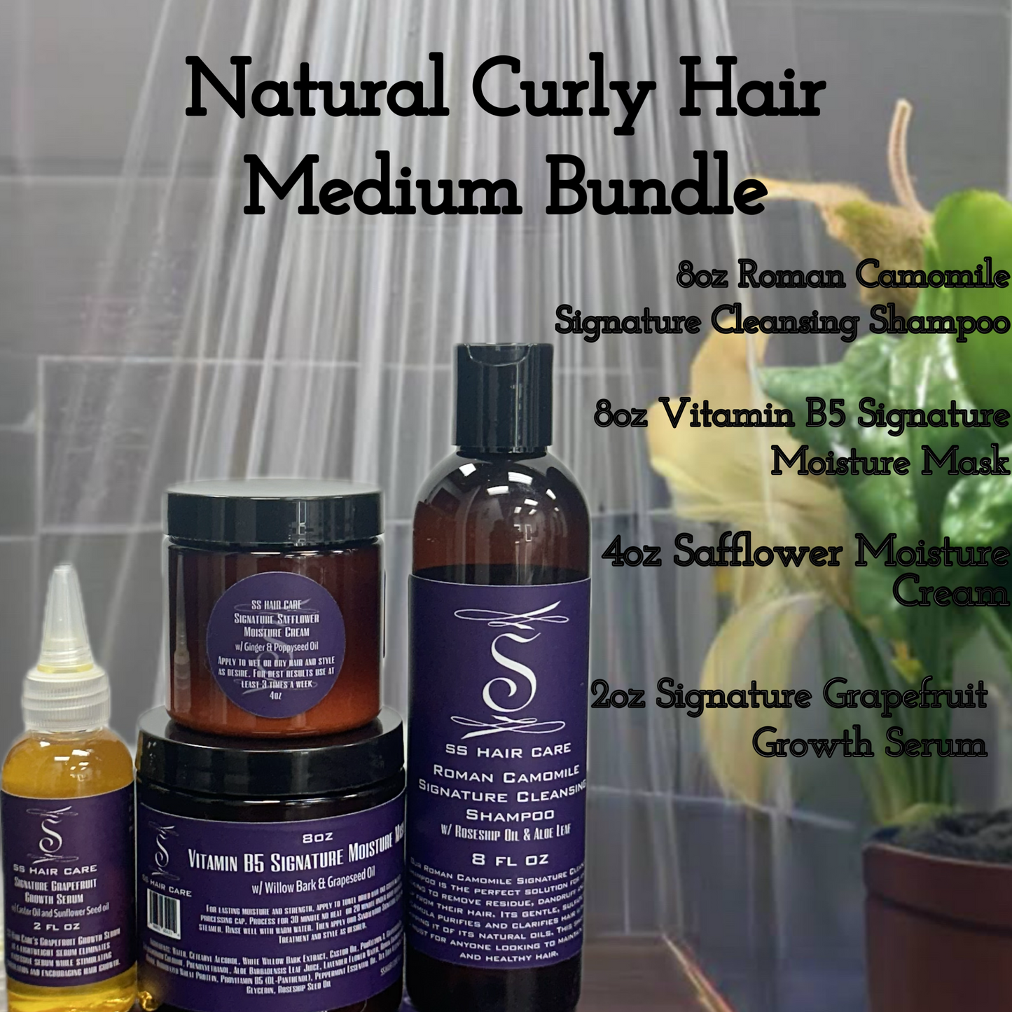 SS Hair Care Growth Retention System For Naturally Curly Hair® ⭐⭐⭐⭐⭐