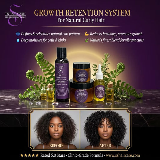 SS Hair Care Growth Retention System For Naturally Curly Hair® ⭐⭐⭐⭐⭐